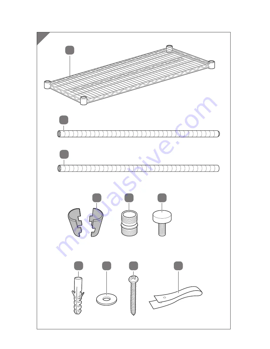 EASYHOME HDBCS16 Assembly Instructions Manual Download Page 3