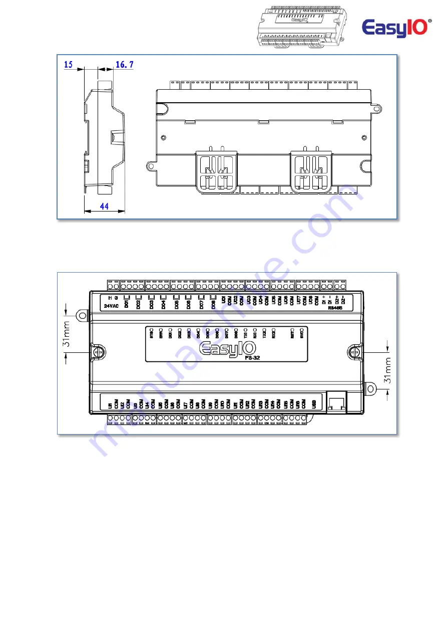 EasyIO FS32 Installation Manual Download Page 6