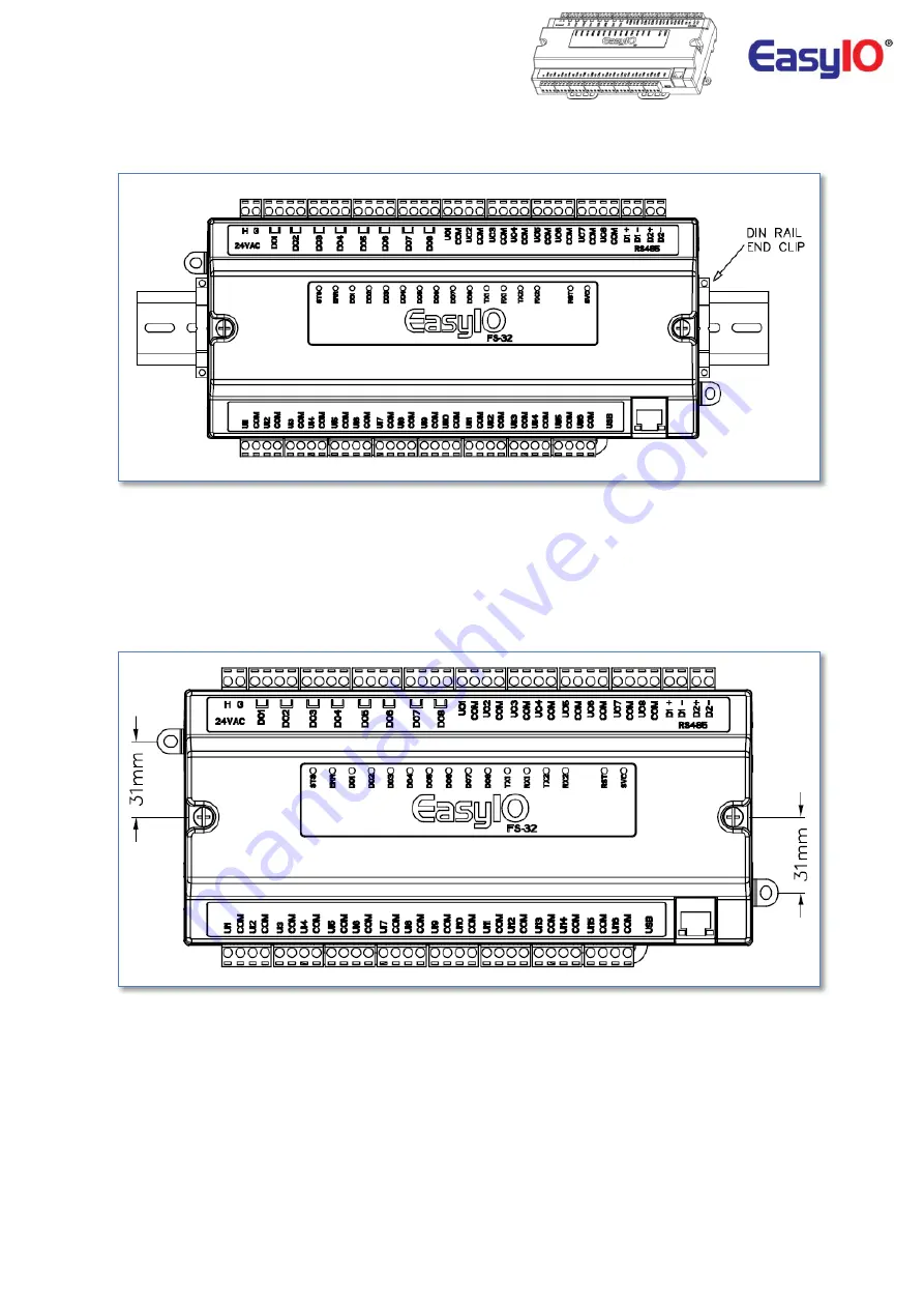 EasyIO FS32 Installation Manual Download Page 9