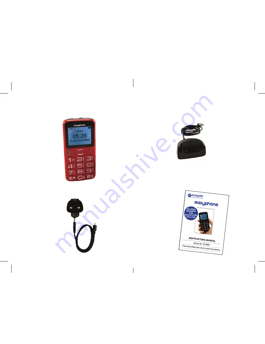 Easylife Easyphone EL5860 Instruction Manual Download Page 4