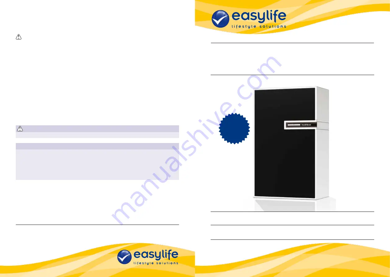 Easylife EL0000 Instruction Manual Download Page 2