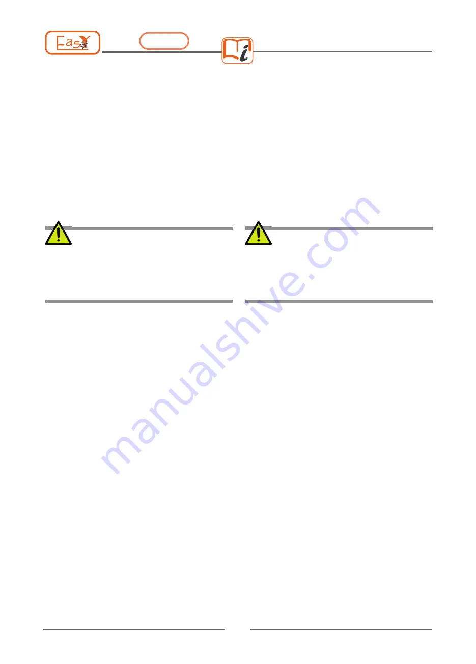 Easylift R130 User Manual Download Page 21