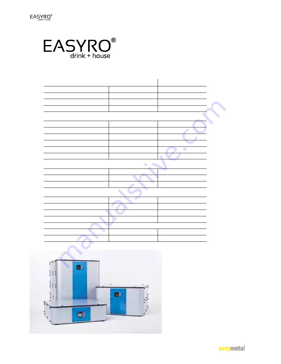 Easymetal EASYRO 60 User Manual Download Page 14