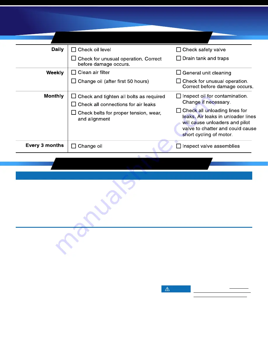 Eaton Compressor POLAR AIR P01PSXXP10V120V208X User Manual Download Page 30