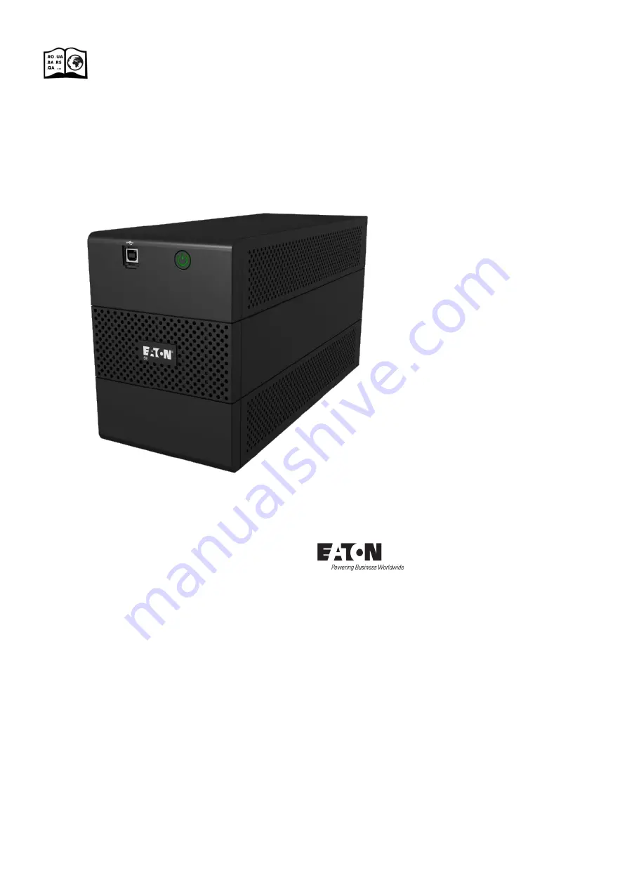 Eaton 5E 100i USB Скачать руководство пользователя страница 2