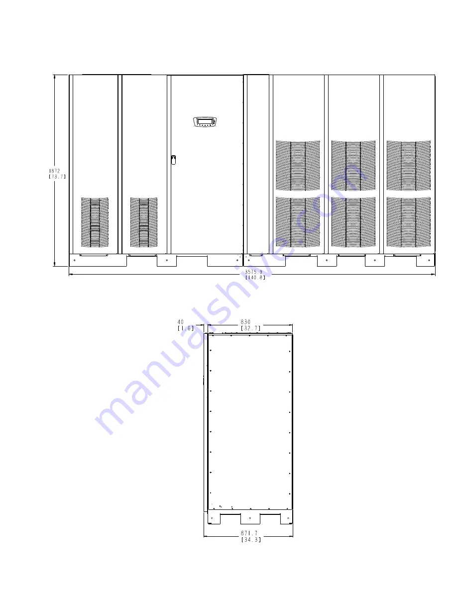 Eaton 9395 UPS and Plus 1 UPS 650825 kVA Скачать руководство пользователя страница 25