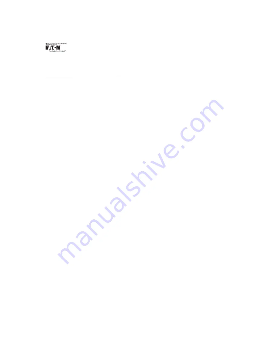 Eaton 93PM IBC-LHW Installation Manual Download Page 3