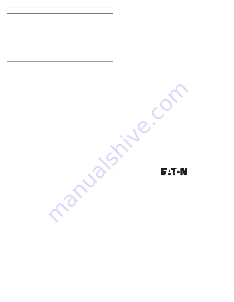 Eaton All-Pro MS180BT Instruction Manual Download Page 8