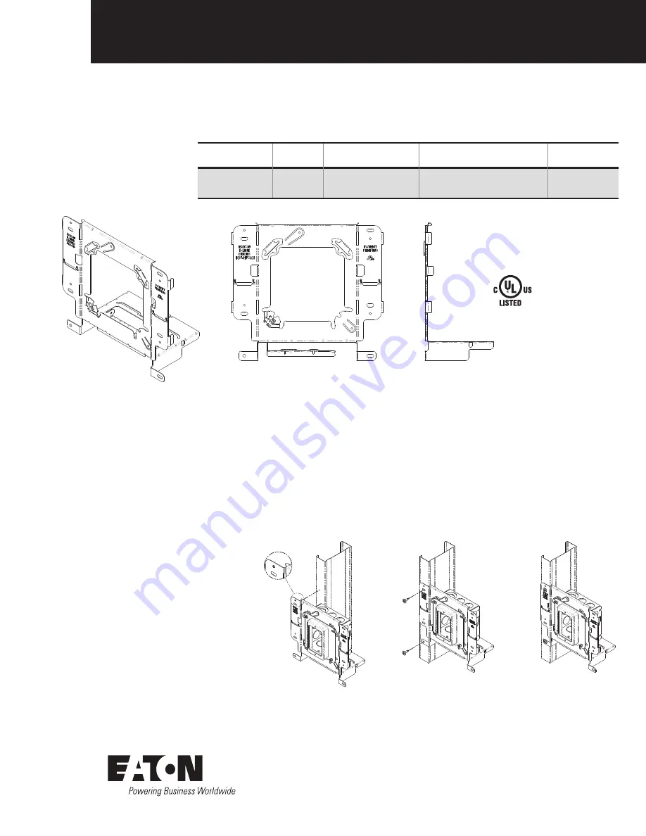 Eaton B SERIES Скачать руководство пользователя страница 1