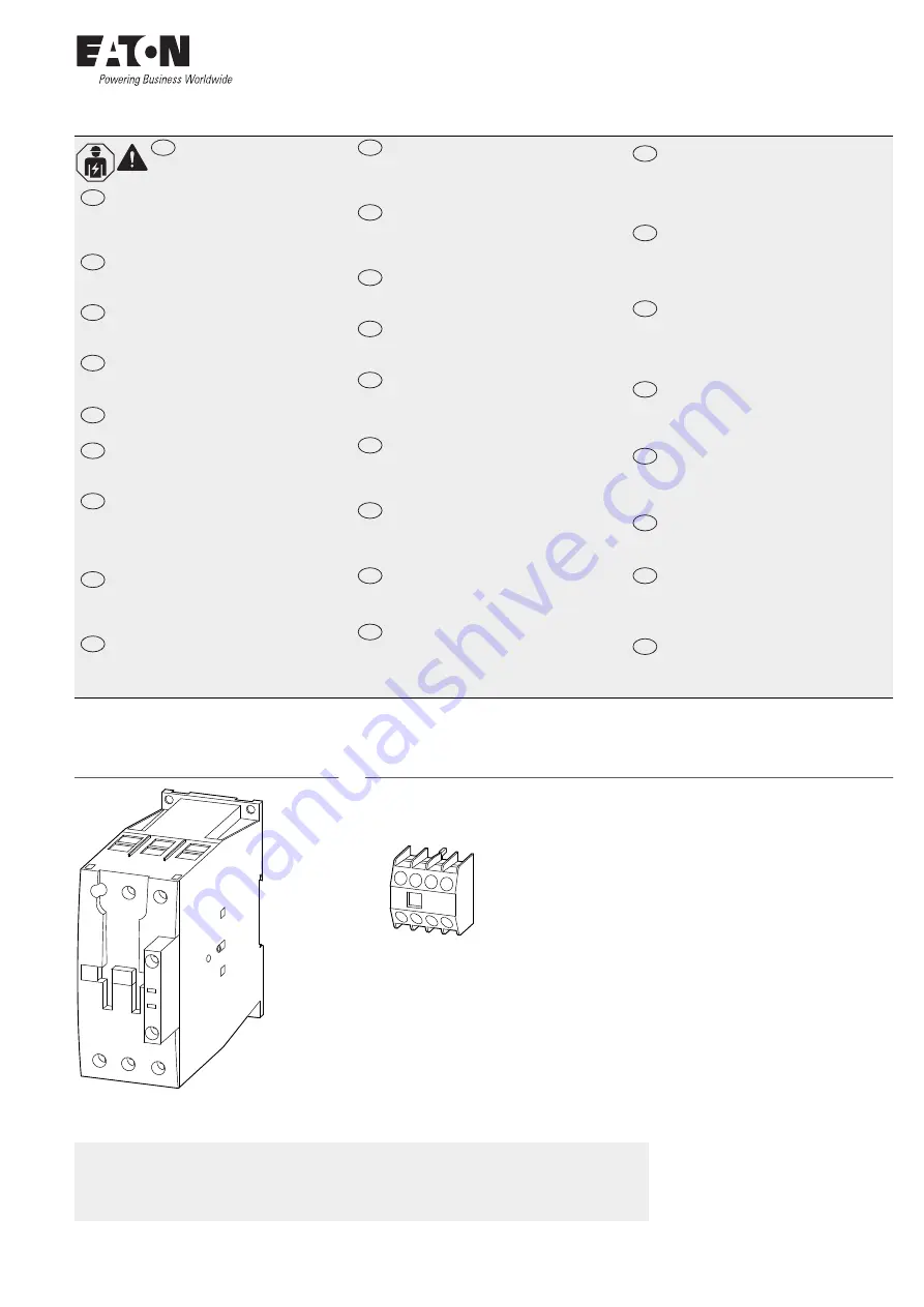 Eaton CN13GN0 Instruction Leaflet Download Page 1