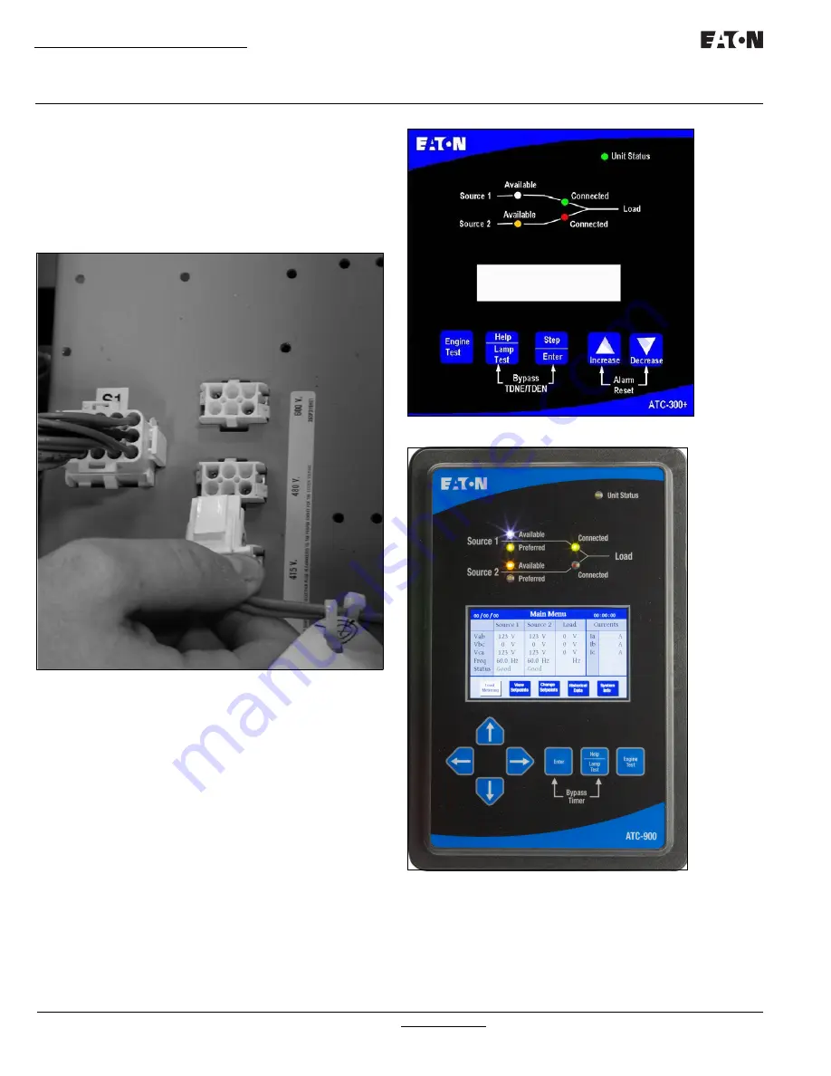 Eaton Cutler-Hammer ATC-300 Operation And Maintenance Manual Download Page 12