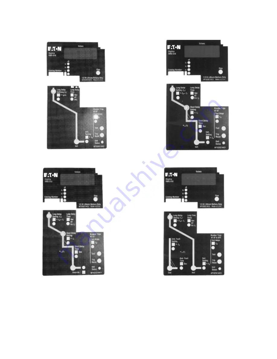 Eaton Cutler-Hammer Digitrip RMS 610 Instruction Leaflet Download Page 7