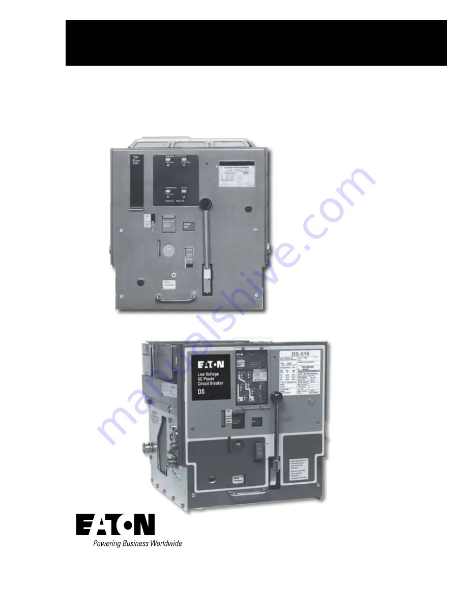 Eaton DS-206S series Instructions Manual Download Page 1