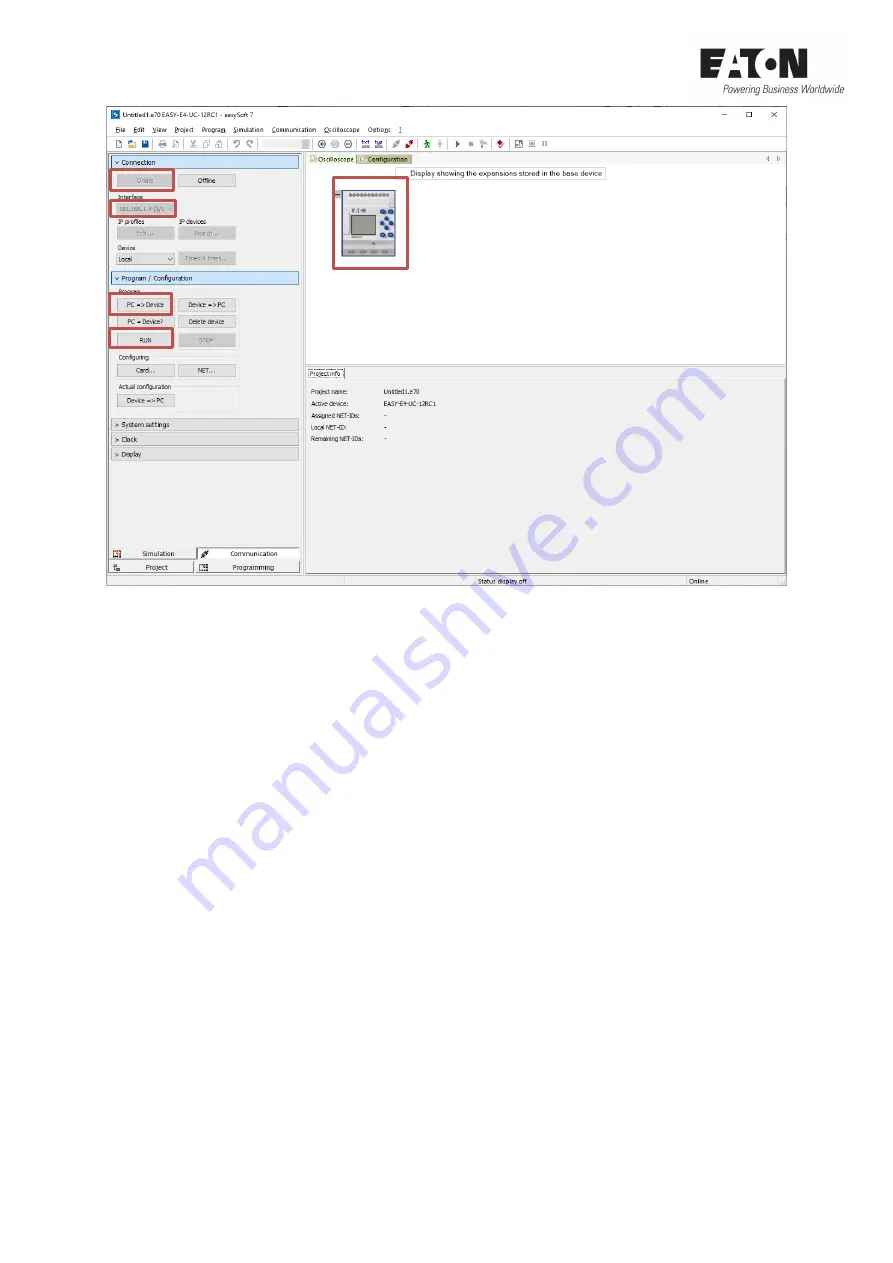 Eaton easyE4 series Application Note Download Page 23