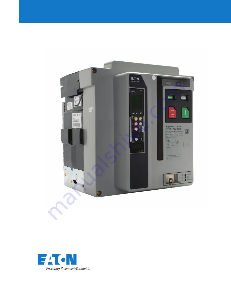 Eaton Magnum PXR Technical Product Manual Download Page 1