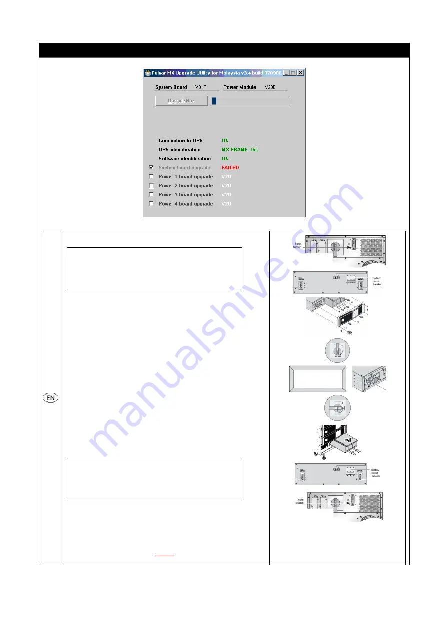 Eaton MGE Pulsar MX Frame Скачать руководство пользователя страница 11