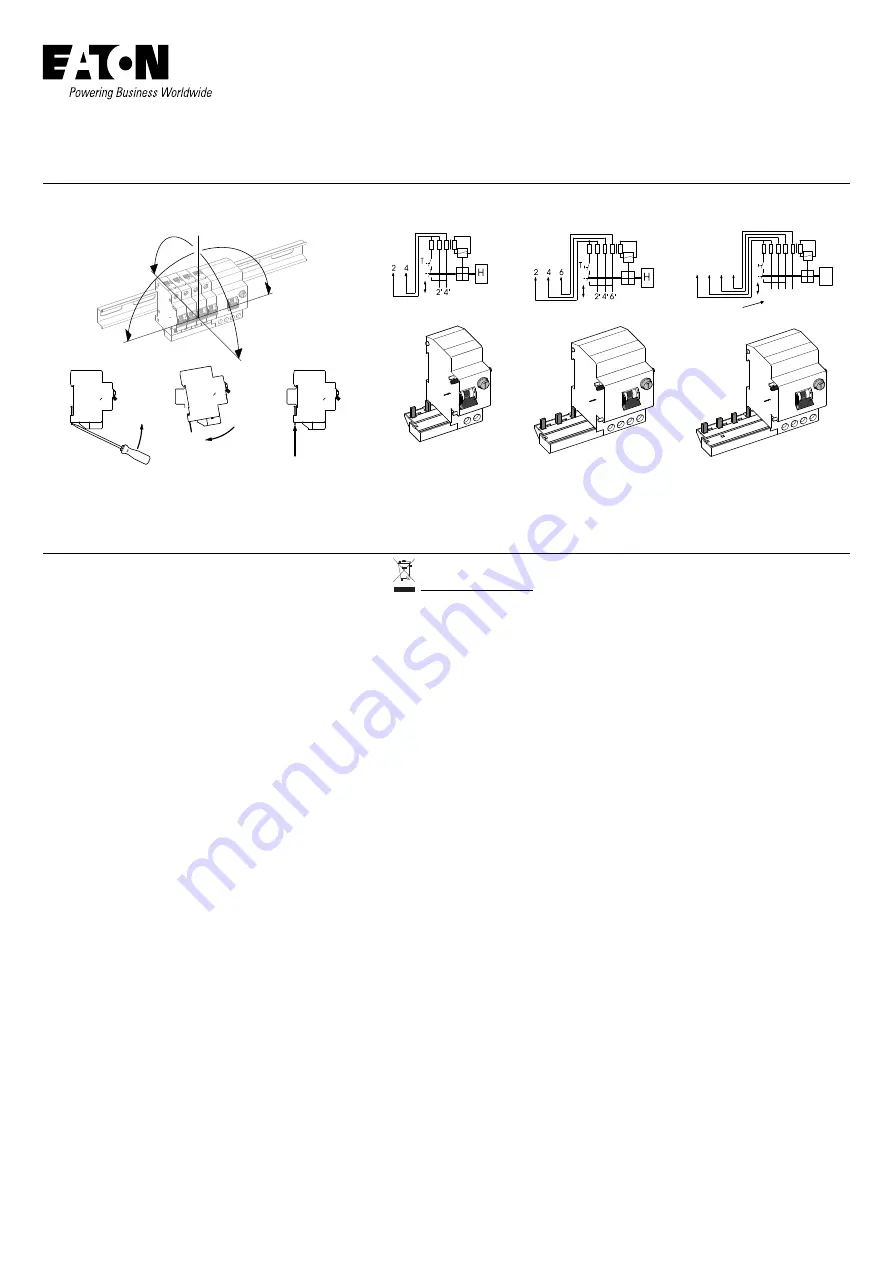 Eaton PBSM Instruction Leaflet Download Page 1