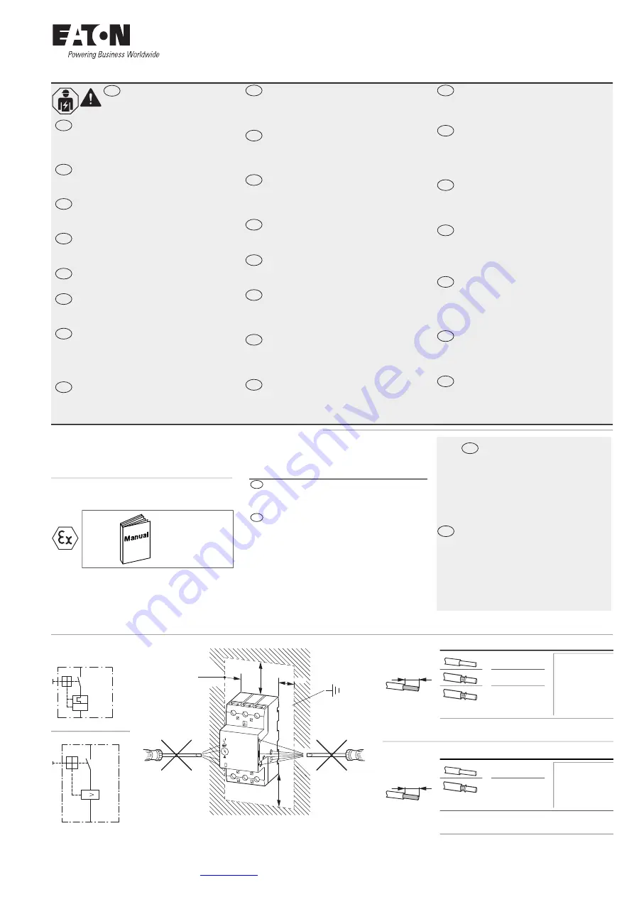 Eaton PKZ Series Instruction Leaflet Download Page 1