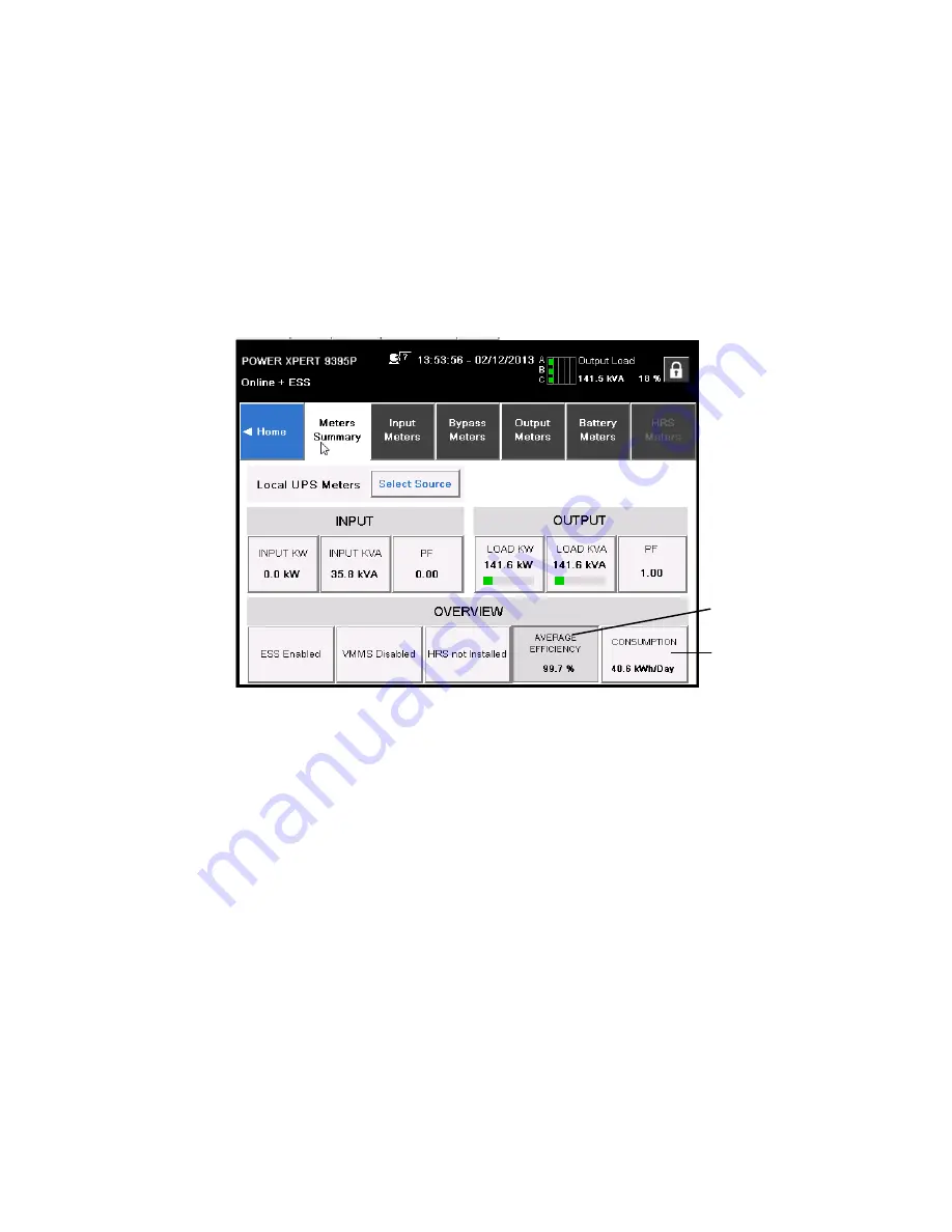 Eaton Power Xpert 9395 UPS Installation And Operation Manual Download Page 214