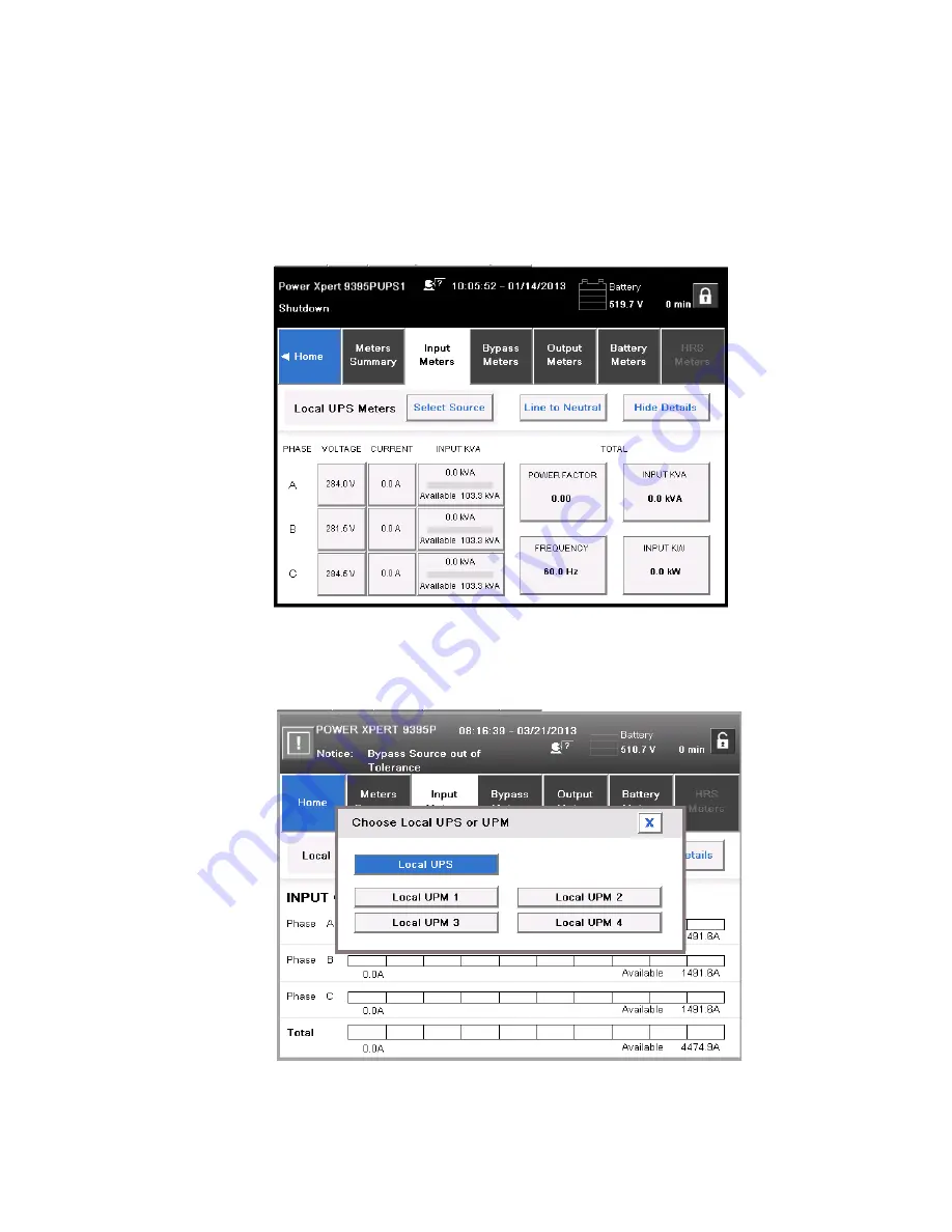 Eaton Power Xpert 9395 UPS Installation And Operation Manual Download Page 217