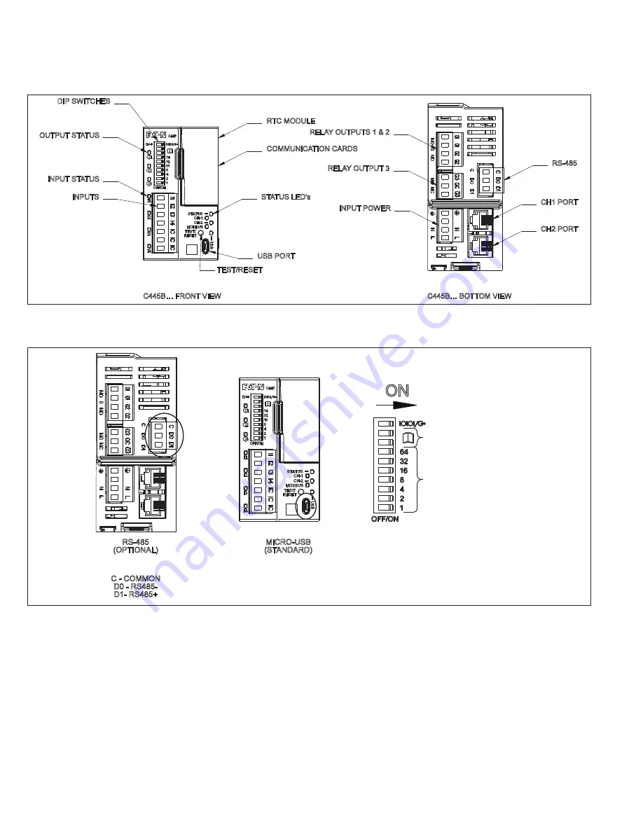 Eaton Power Xpert C445 Скачать руководство пользователя страница 6