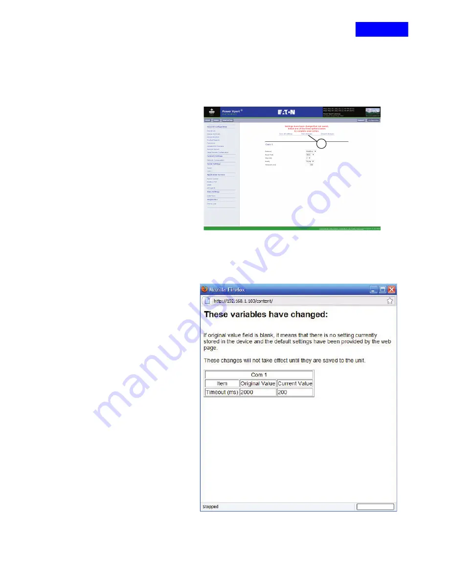 Eaton Power Xpert Gateway 200E User & Installation Manual Download Page 45