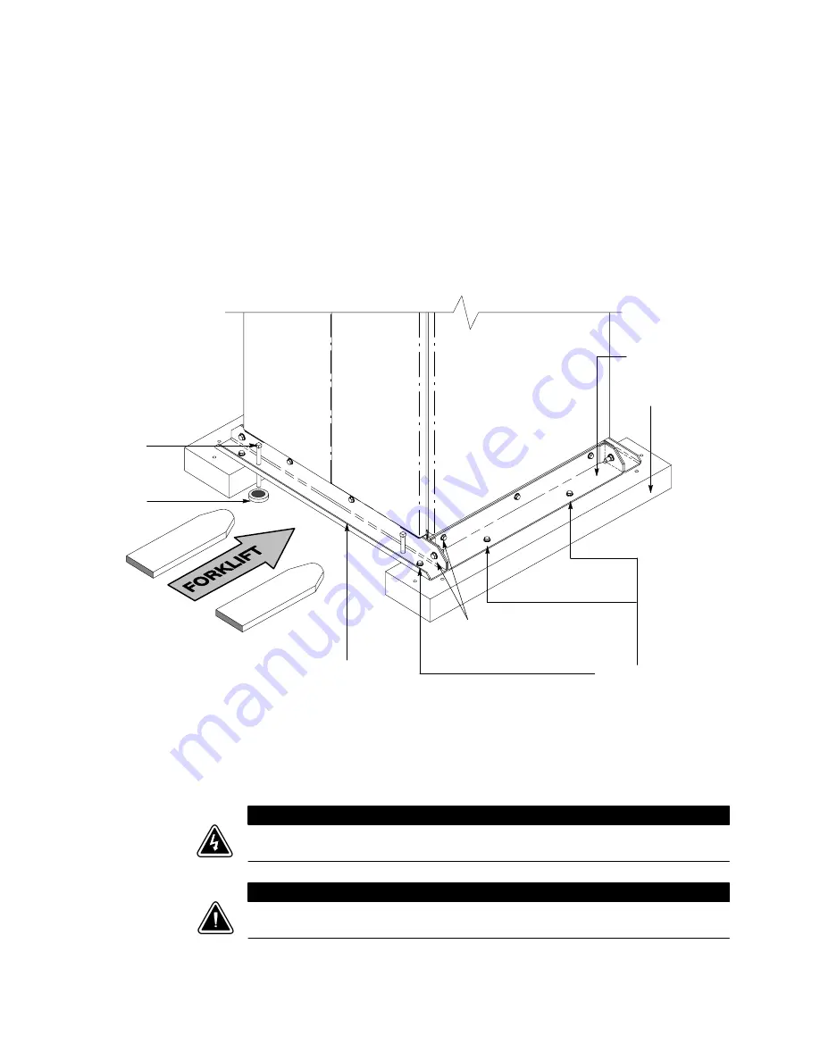 Eaton Powerware 225 kVA Three-Phase Power Distribution... Installation And Operation Manual Download Page 28