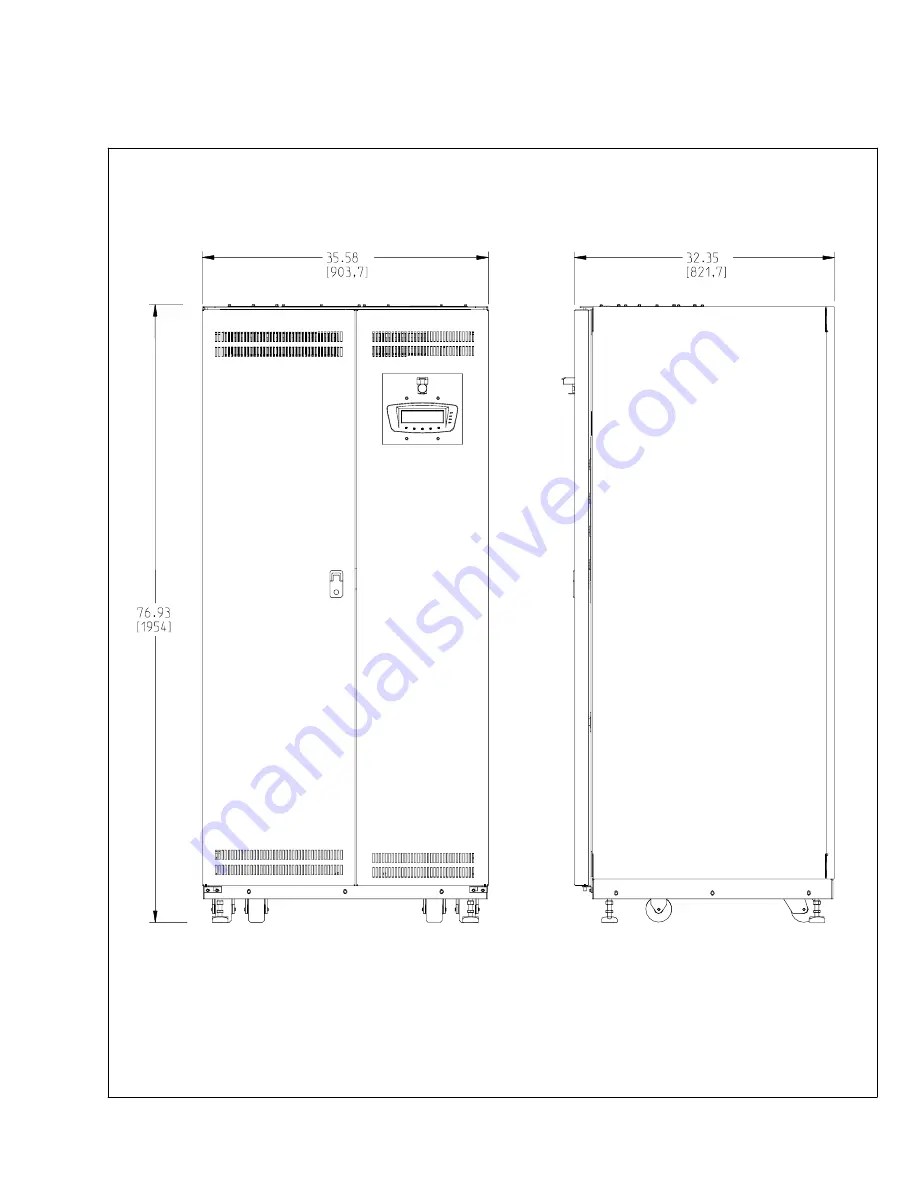 Eaton Powerware 225 kVA Three-Phase Power Distribution... Installation And Operation Manual Download Page 91