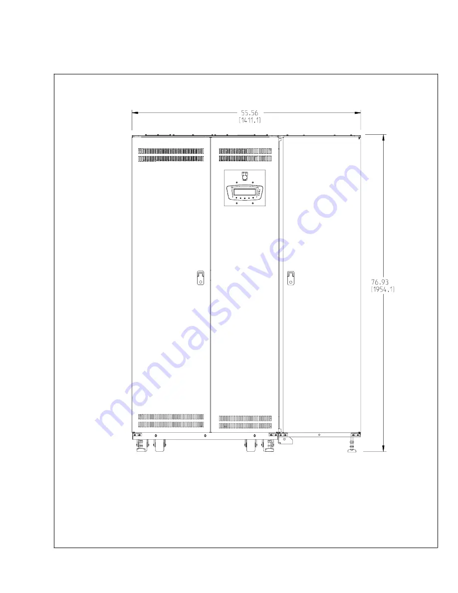 Eaton Powerware 225 kVA Three-Phase Power Distribution... Installation And Operation Manual Download Page 95