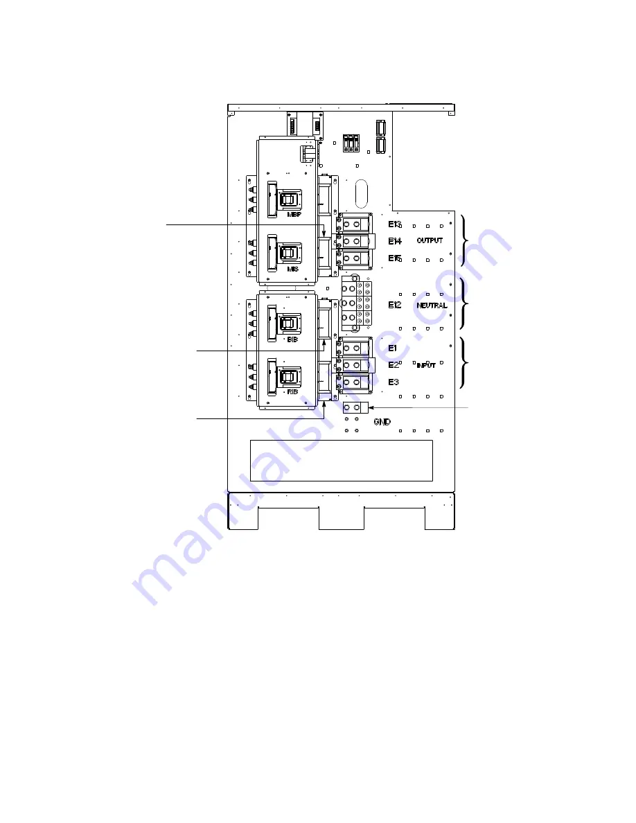 Eaton Powerware 9395 275 kVA MBM Installation And Operation Manual Download Page 43