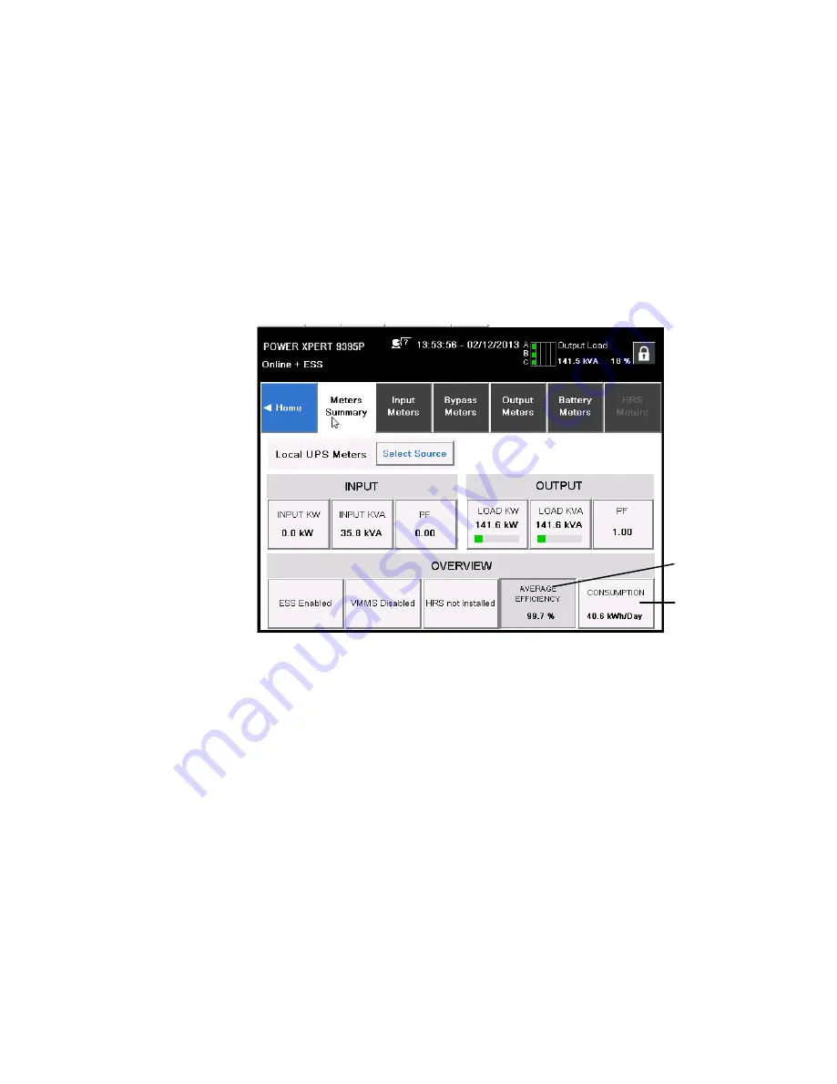 Eaton PowerXpert 9395P-600/200 Installation And Operation Manual Download Page 178