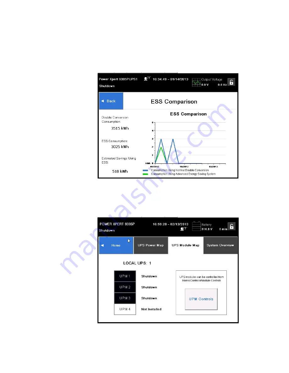 Eaton PowerXpert 9395P-600/200 Installation And Operation Manual Download Page 192