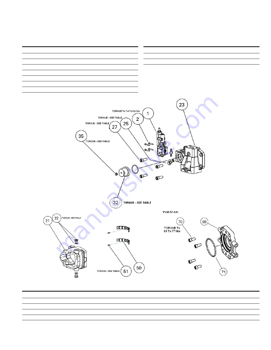 Eaton PVM018 Service Manual Download Page 47