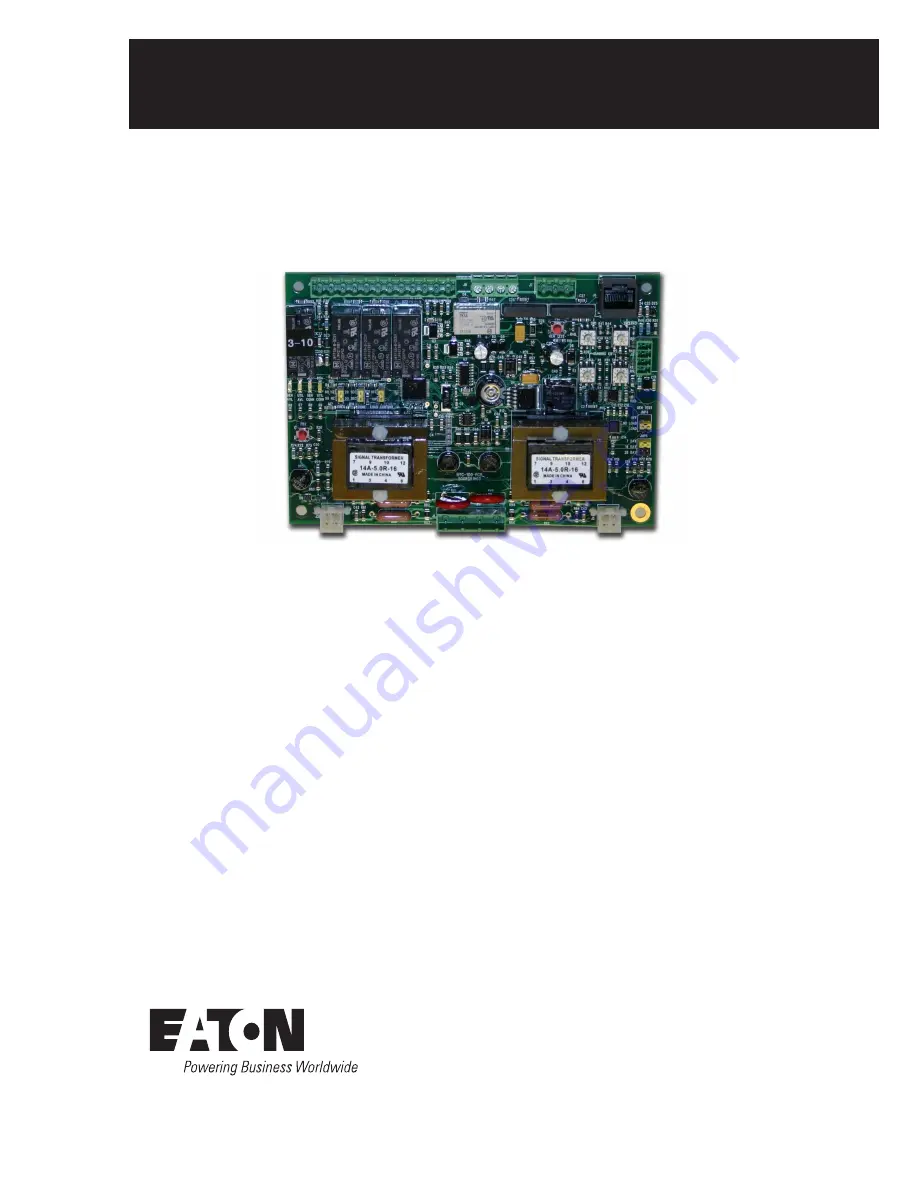 Eaton RTC-100 Instruction Manual Download Page 1