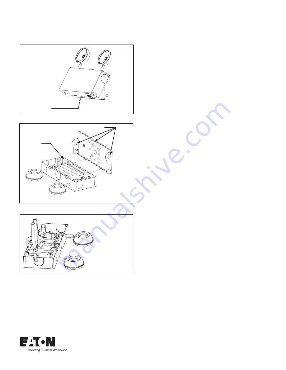 Eaton Sure-Lites SELM25R16SD Installation Instructions Download Page 2