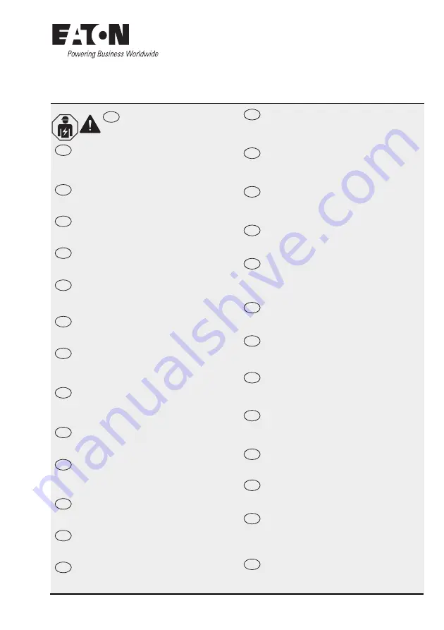 Eaton VHI20-PKZ01 Instruction Leaflet Download Page 1