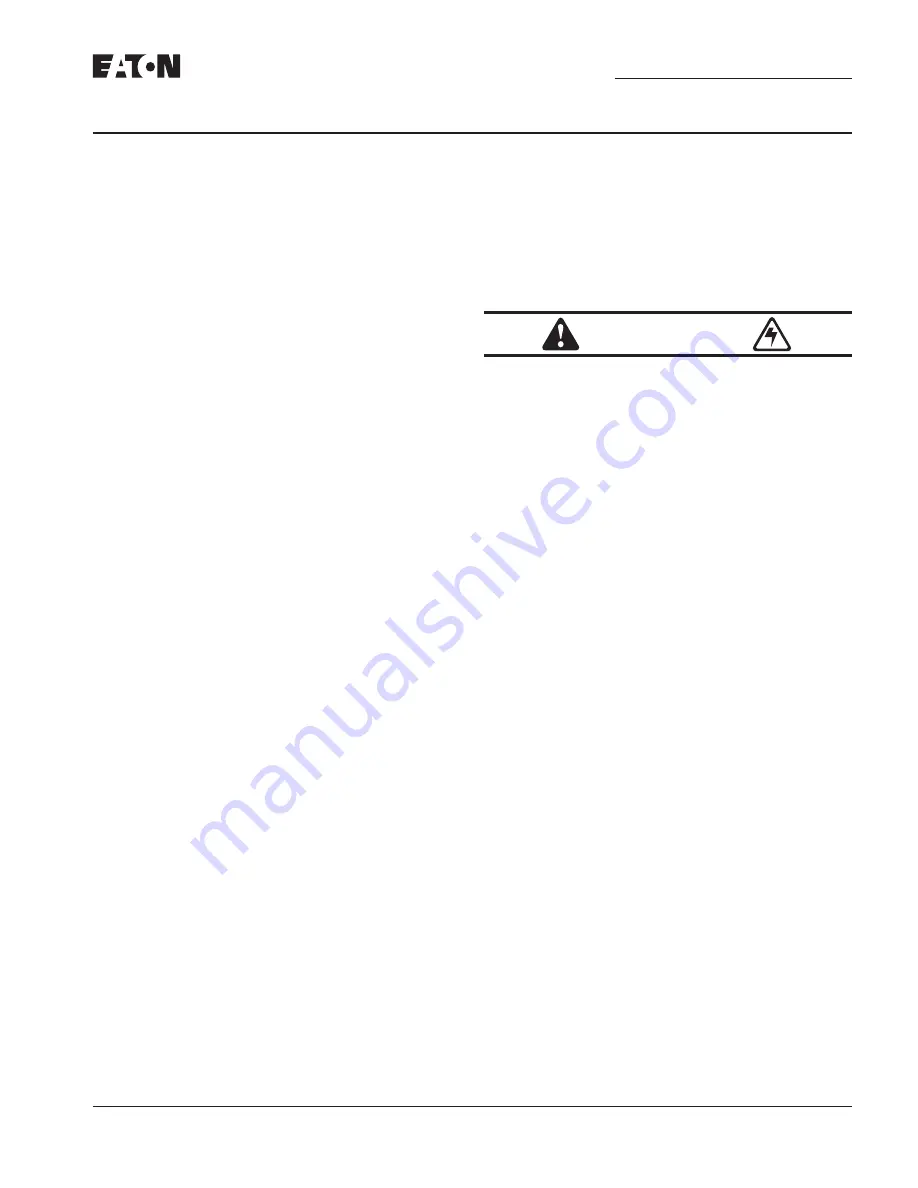 Eaton VSR Series Instructions Manual Download Page 23