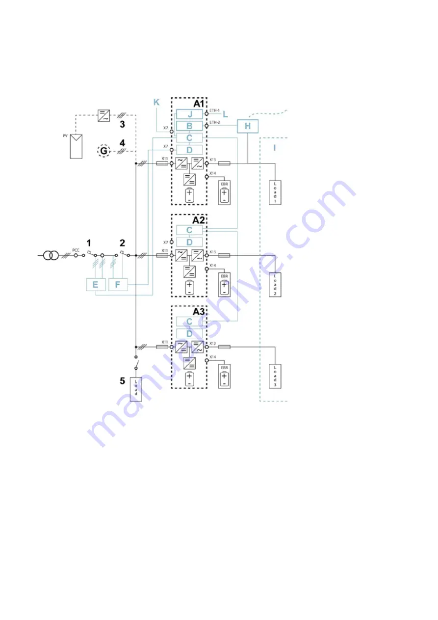 Eaton xStorage Compact 20 kW Installation Manual Download Page 45