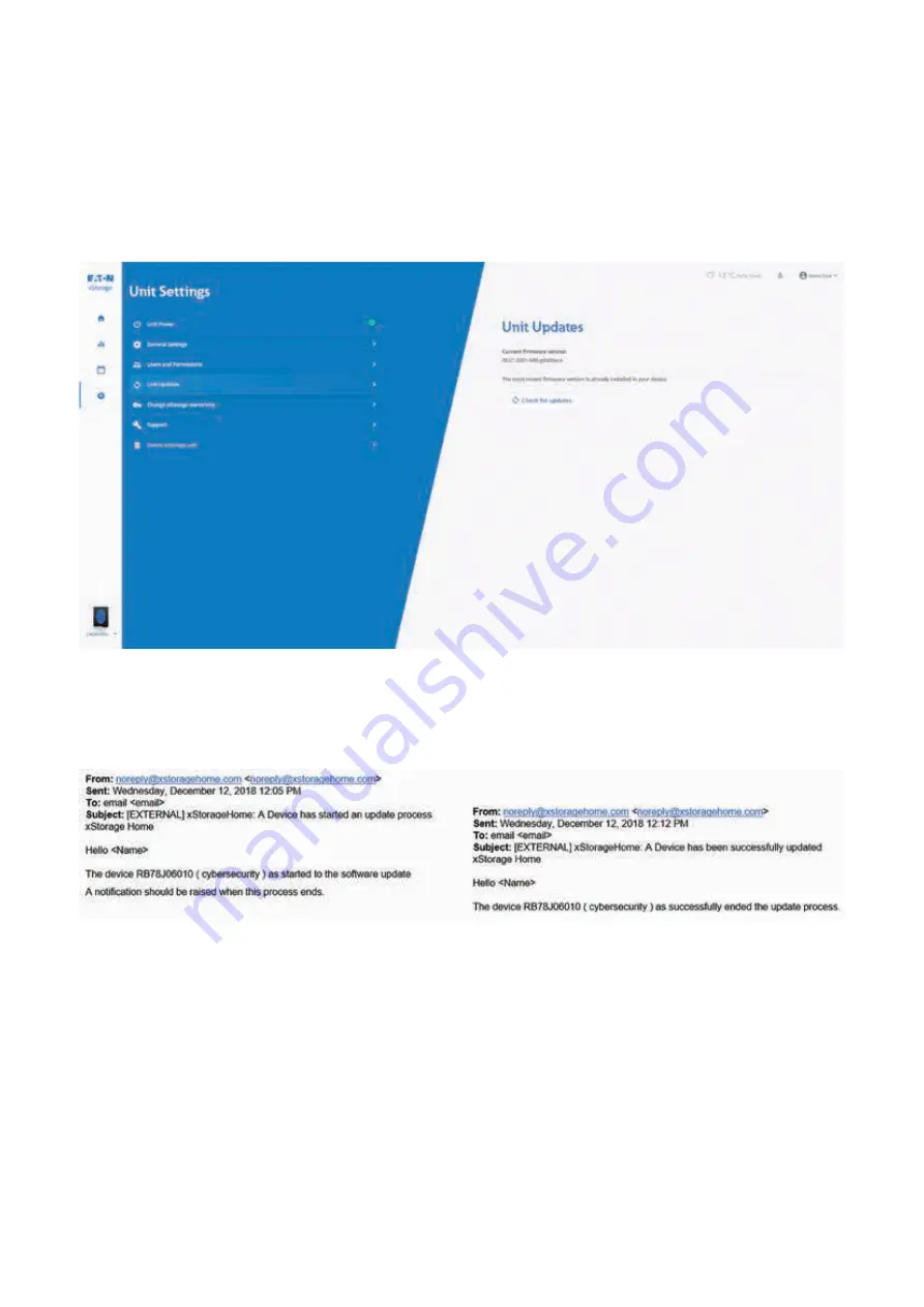 Eaton xStorage Home User Interface Manual Download Page 14