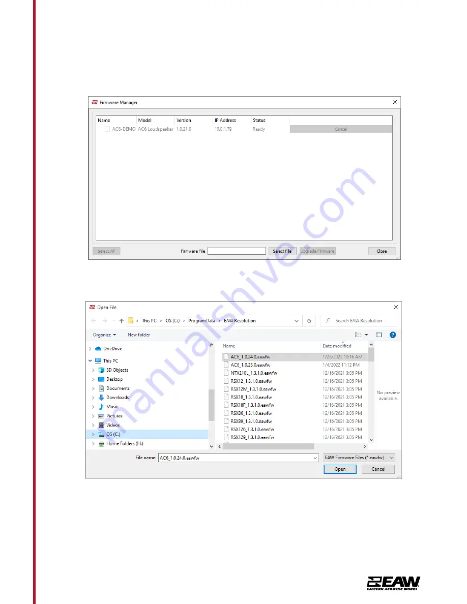 EAW AC6 Quick Start Manual Download Page 12