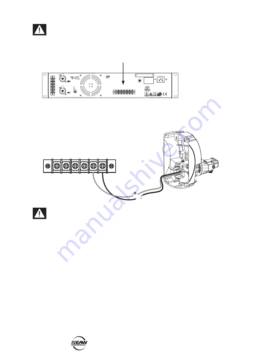 EAW CF-2LZ Installation Manual Download Page 8