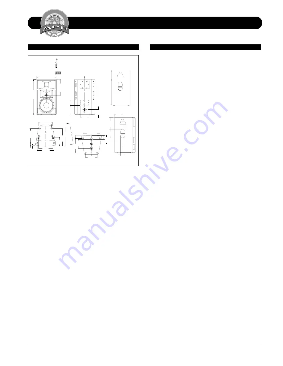 EAW LA460 Specifications Download Page 2