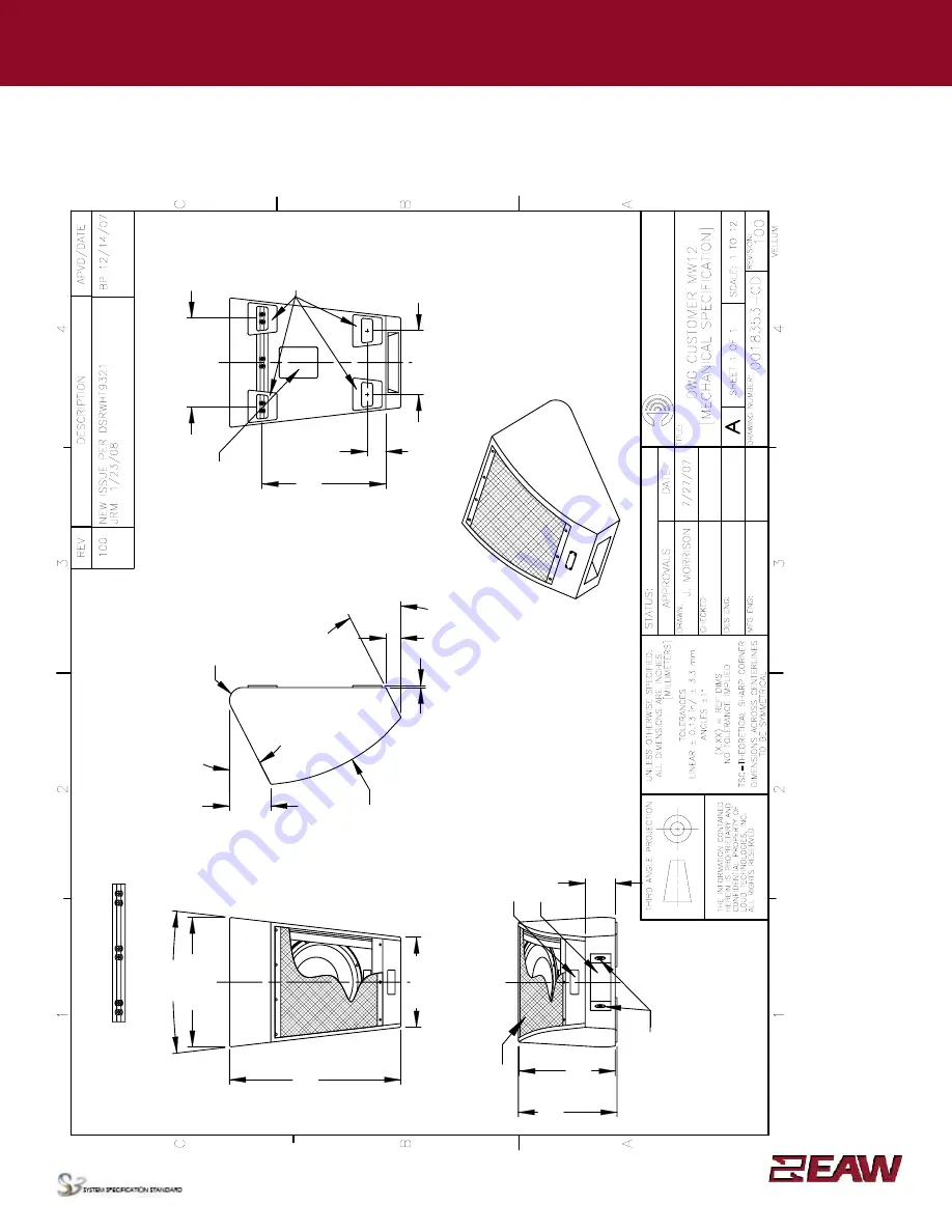 EAW MicroWedge MW12 Скачать руководство пользователя страница 2