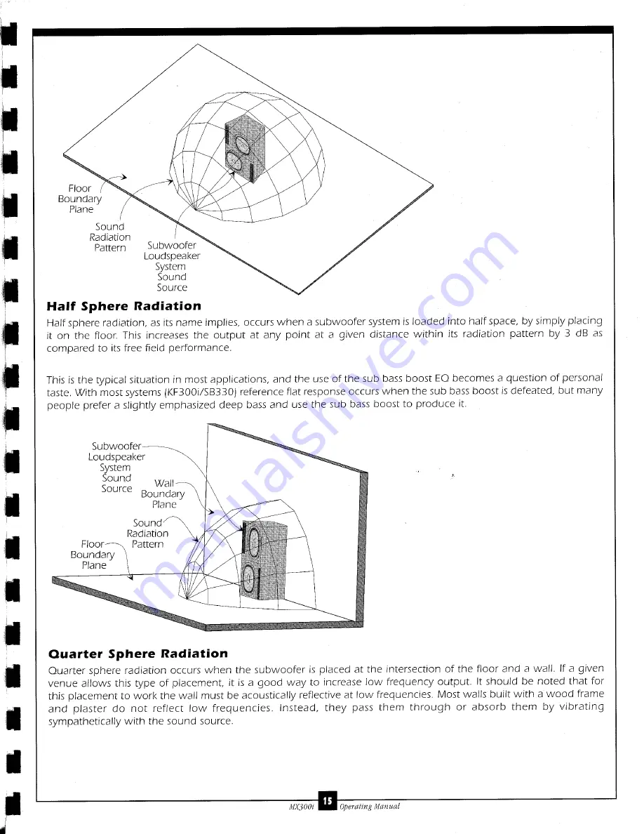 EAW MX300i Operating Manual Download Page 13