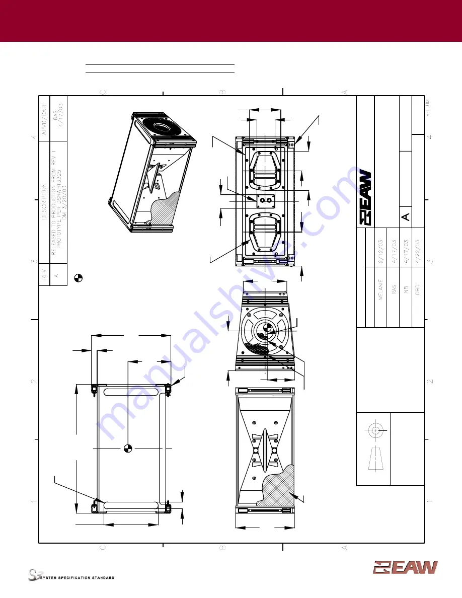 EAW SB730 Specifications Download Page 2