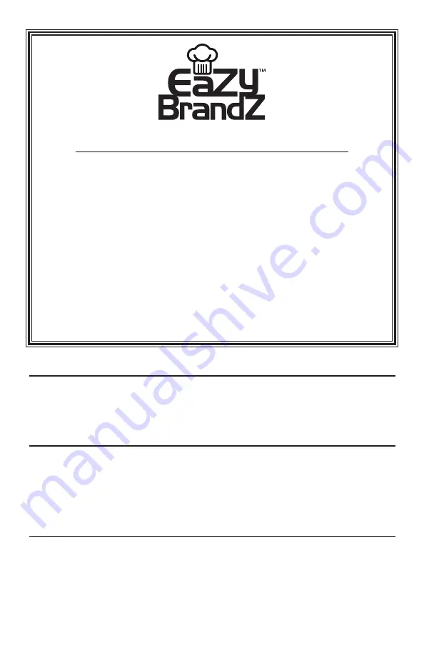 EaZy BrandZ OberDome User Manual Download Page 13