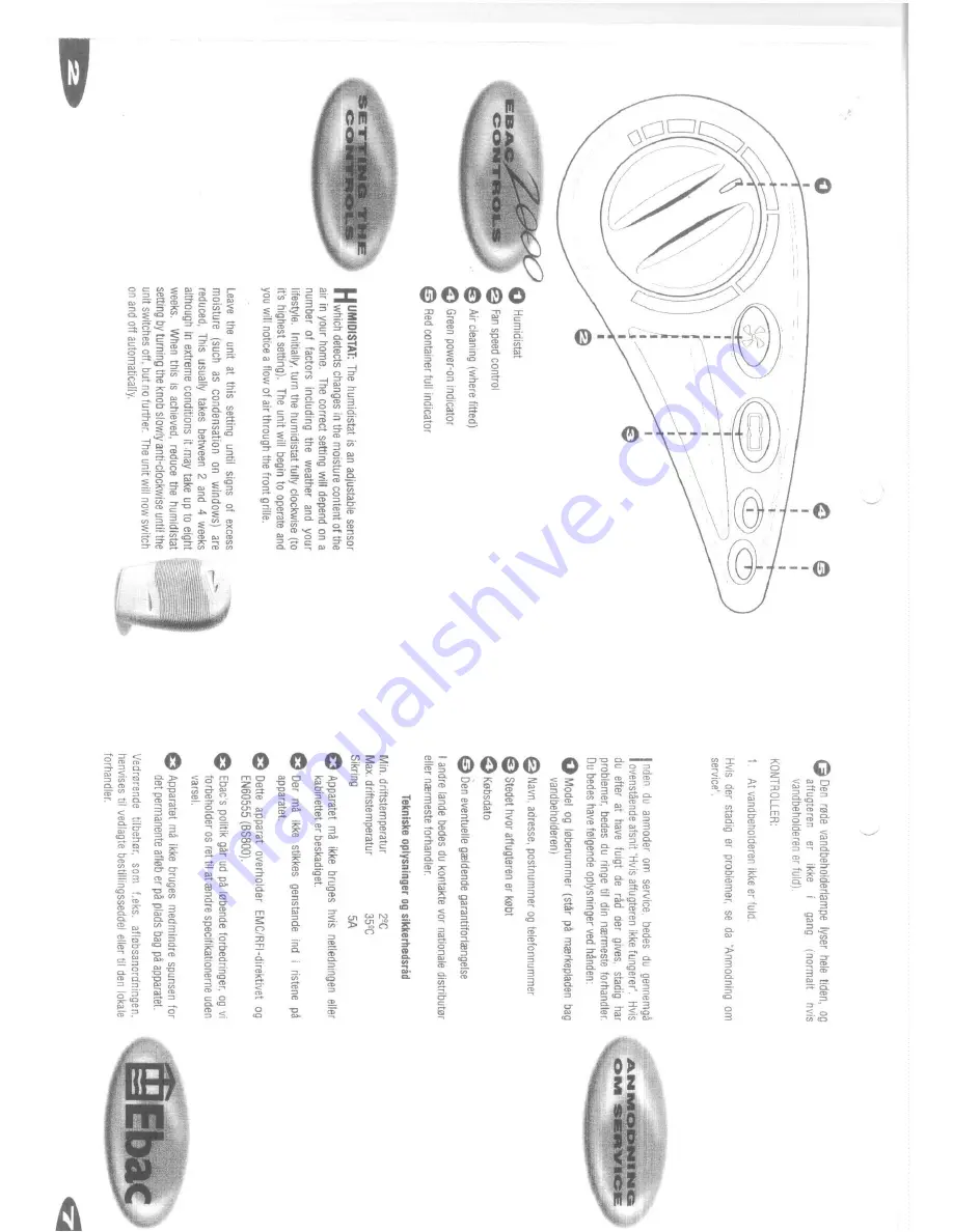 Ebac 2000 Series User Information Download Page 3