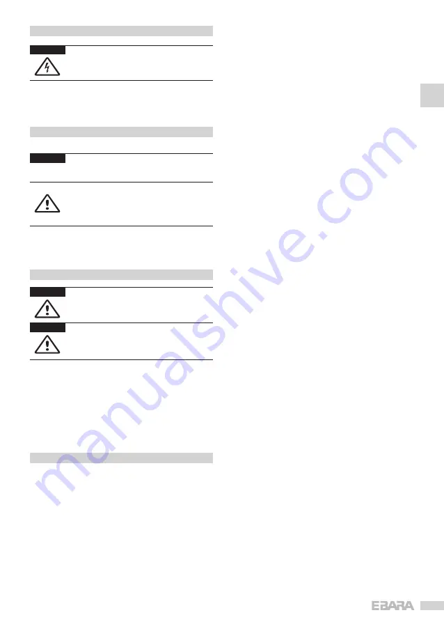 EBARA 4OY series Operating And Maintenance Manual Download Page 5