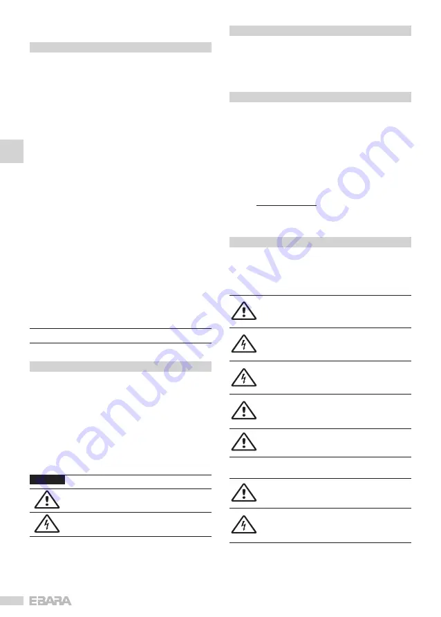 EBARA 4OY series Operating And Maintenance Manual Download Page 10