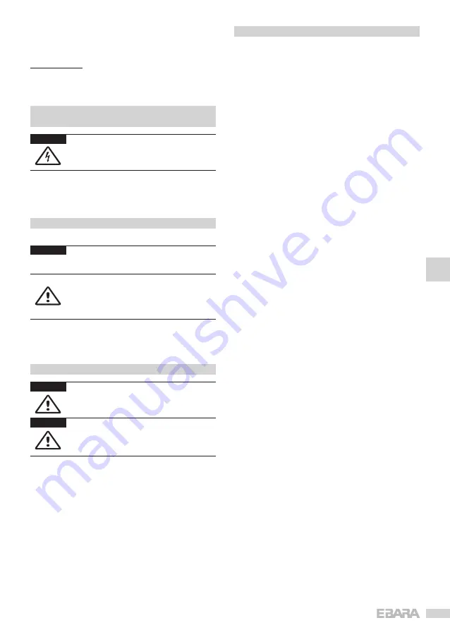 EBARA 4OY series Operating And Maintenance Manual Download Page 29